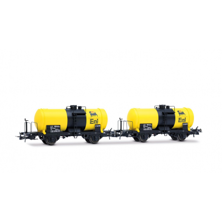 HR6708 FS CARRO CISTERNA A 2 ASSI 27 M³, SENZA GARITTA, LIVREA GIALLA "ENI", EP. IV