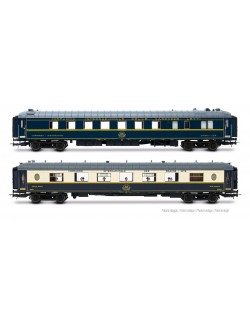 RIVAROSSI HR4428 SET 2 CARROZZE CIWL "R30/R33", RISTORANTE 1925T "PISTOIESI" + PULLMANN WSP "COTE' D'AZUR", EP. IVa