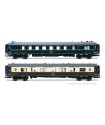 RIVAROSSI HR4428 SET 2 CARROZZE CIWL "R30/R33", RISTORANTE 1925T "PISTOIESI" + PULLMANN WSP "COTE' D'AZUR", EP. IVa