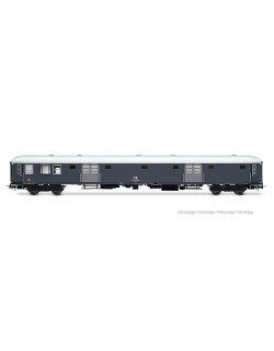 RIVAROSSI HR4430 FS BAGAGLIAIO UIC-X TIPO 1968, LIVREA GRIGIO ARDESIA, SERRANDE ALLUMINIO, VEDETTA TRASPARENTE, EP. IV