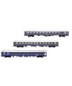 RIVAROSSI HR4411 SET 3 CARROZZE EXPRESS 234/235 "REMUS" ROMA - VIENNA, EP. IV