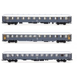 RIVAROSSI HR4412 SET 3 CARROZZE EXPRESS 234/235 "REMUS" ROMA - VIENNA, EP. IV