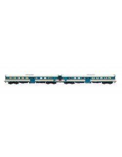LIMA EXPERT HL2676 FS SET DI 2 ALN 668 SERIE 1200, (DOPPIA PORTA CENTRALE, MARMITTE SUL TETTO), LIVREA D'ORIGINE, EP. IV-V