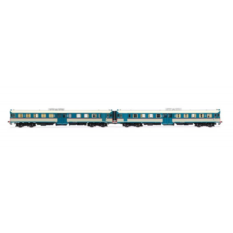 LIMA EXPERT HL2676 FS SET DI 2 ALN 668 SERIE 1200, (DOPPIA PORTA CENTRALE, MARMITTE SUL TETTO), LIVREA D'ORIGINE, EP. IV-V