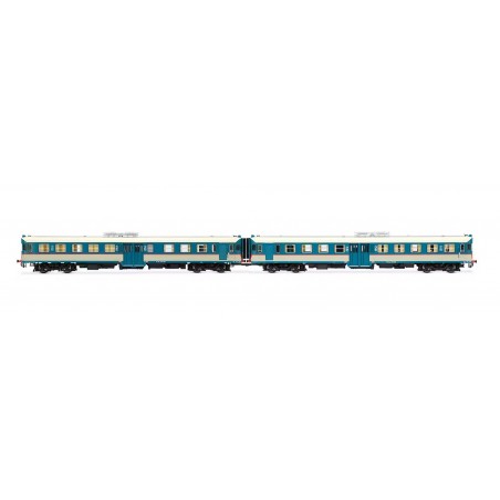 LIMA EXPERT HL2676 FS SET DI 2 ALN 668 SERIE 1200, (DOPPIA PORTA CENTRALE, MARMITTE SUL TETTO), LIVREA D'ORIGINE, EP. IV-V