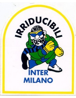 image: Adesivo Irriducibili Inter bianco