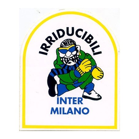 image: Adesivo Irriducibili Inter bianco