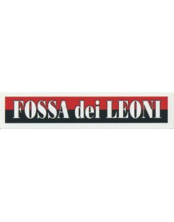 image: Fossa dei leoni Milan adesivo a striscetta