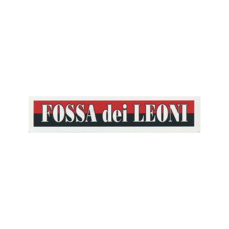 image: Fossa dei leoni Milan adesivo a striscetta