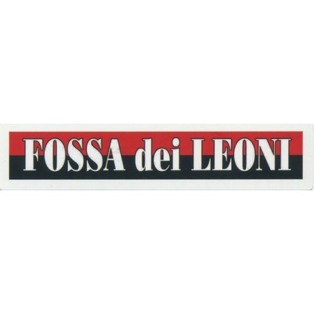 image: Fossa dei leoni Milan adesivo a striscetta