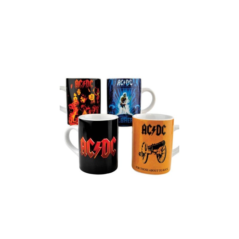 image: AC/DC set 4 tazzine caffè