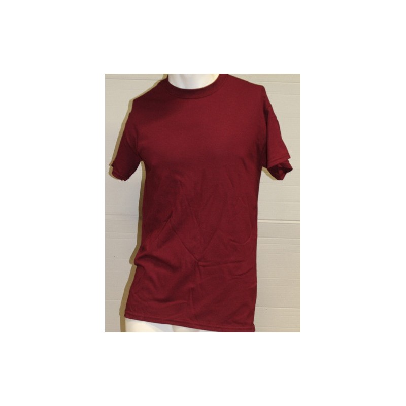 image: T-shirt girocollo granata M